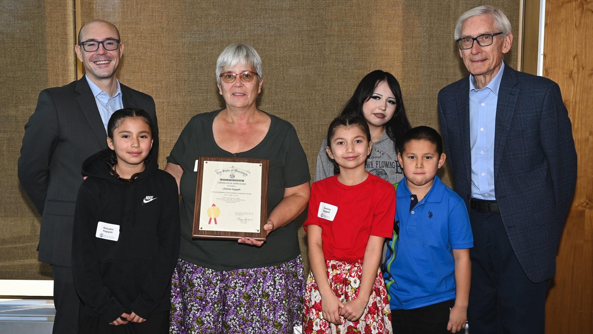 Chris Kagigebi wins Outstanding Families Award